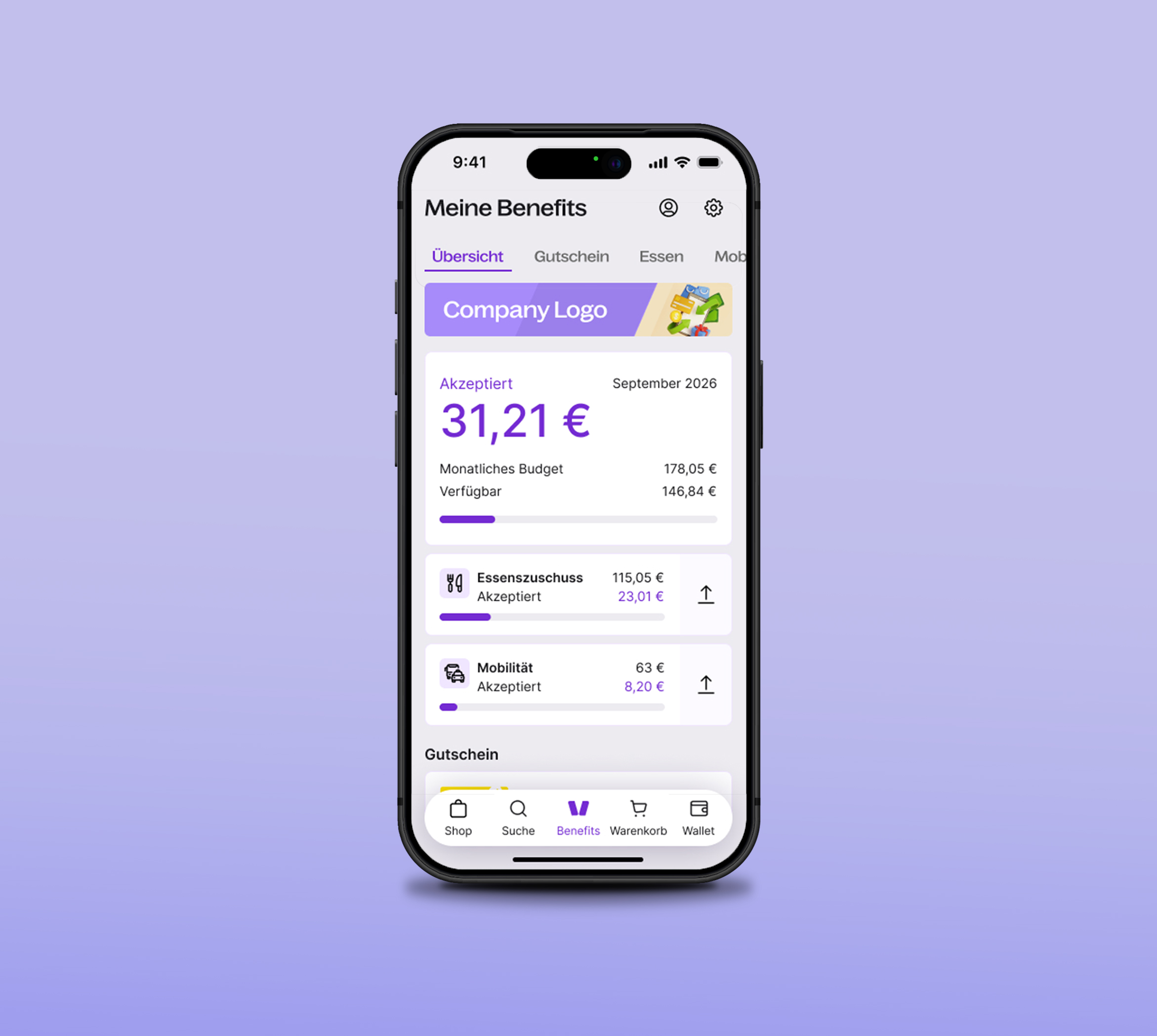 BenefitClub Mitarbeiter-App